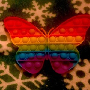 This is a butterfly pop it fidget